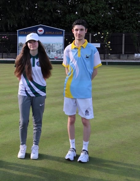 Bowl finalists Phoebe Wade and Andrew Moore