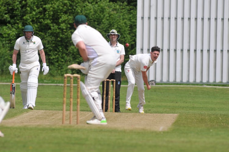 Devon Cricket League C Division West    Ashburton 1st XI  versus Cornwood 2nd XI. A 14 run win for Cornwood.  Ashburton's Ryan May