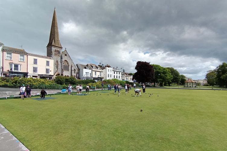 Dawlish bowls green
