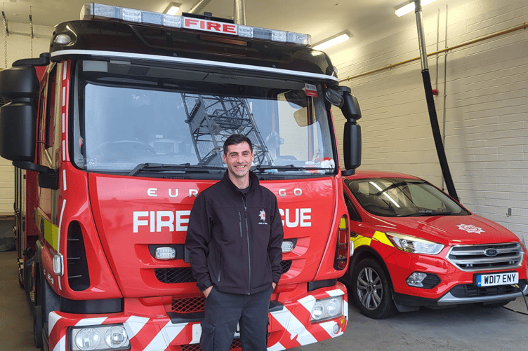 Firefighter Joe Taylor has passed his Incident Commander (IC) training