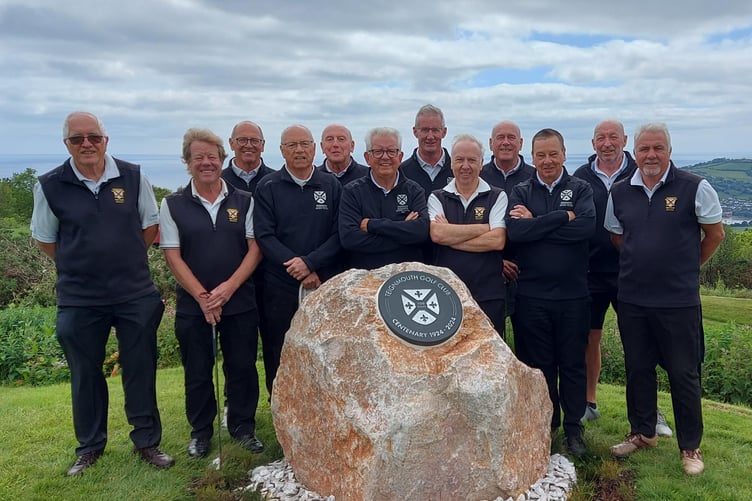 Teignmouth's Emerton Court Trophy team