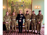 Cadets pay visit to Royal Marine training centre 