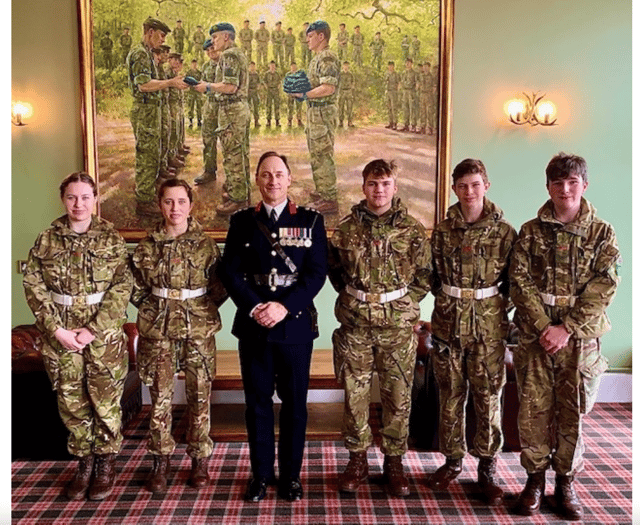 Cadets pay visit to Royal Marine training centre 