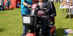 New Mayor hitches a ride on mobility scooter 