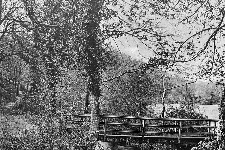 The intriguingly named Ghost Bridge in Bradley Woods from the early 1920s