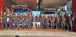 Crash victim thanks fire crews who saved him 