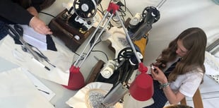 Students have it all sewn up at craft festival