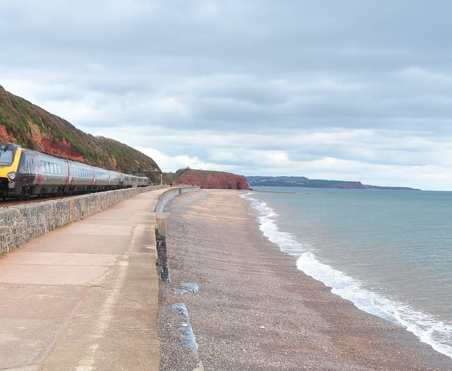 Stone thrown through train window injures woman