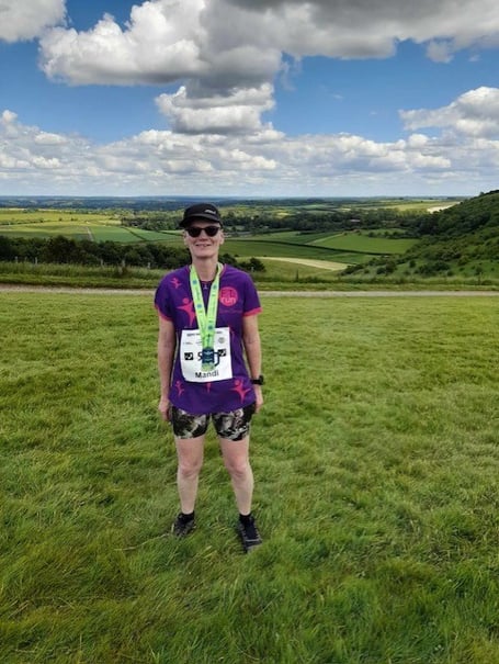 Fit2Run's Mandi Robson at the Hampshire Hoppit