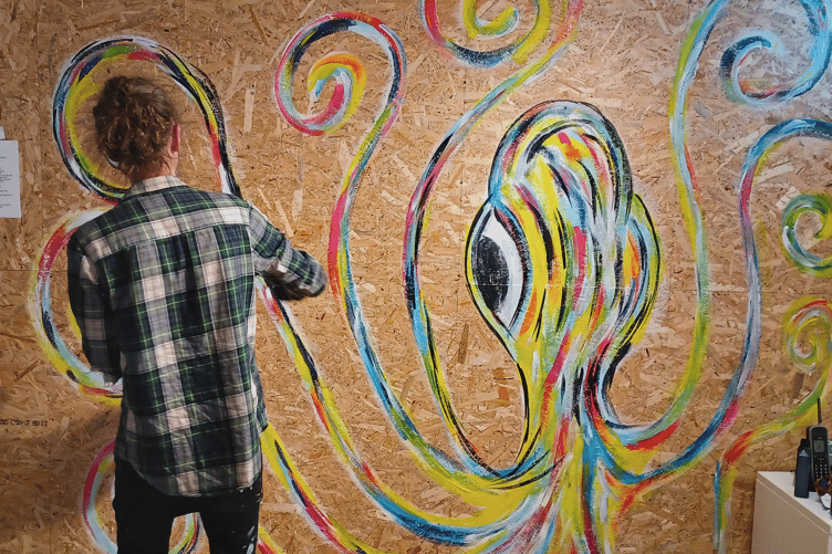 Exeter-based artist, Steve McCracken