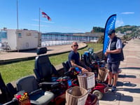TeignMobility enables visitors to enjoy seaside trip