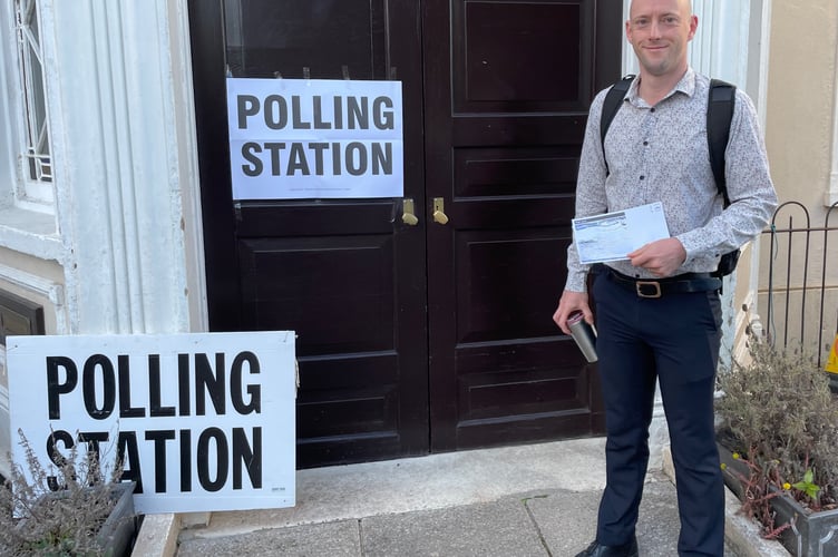First voters arrive at polling stations for General Election 2024
