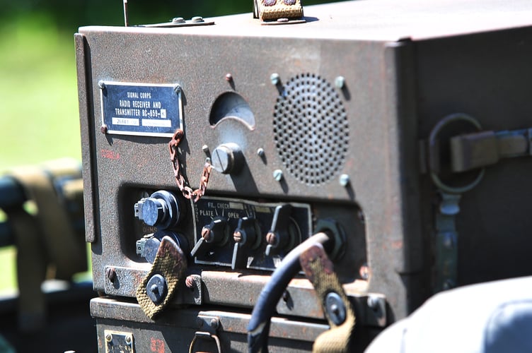 Back to the 1940s weekend with the South Devon Railway at Buckfastleigh. Mobile communications 1940s style