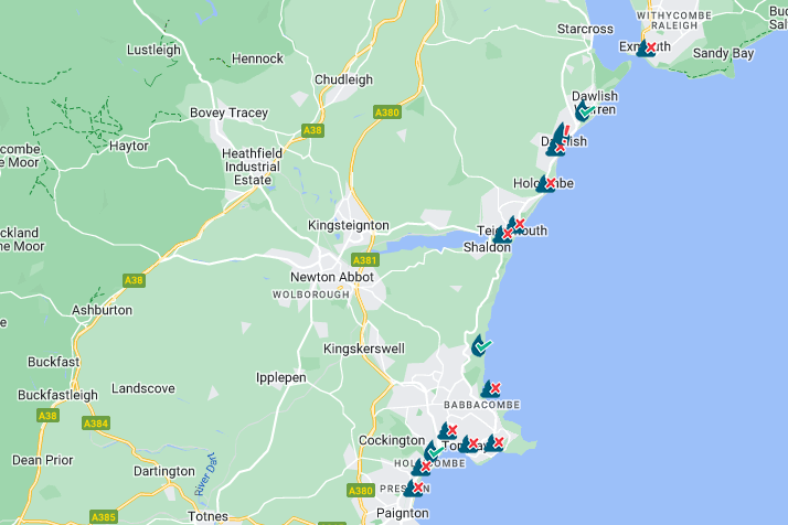 Sewage alerts issued July 9