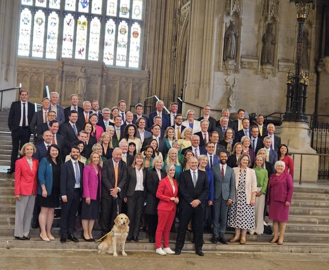 Newton Abbot's new MP arrives in Parliament 