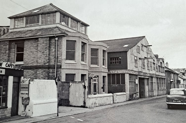 The Morgan Giles shipyard's frontage onto the Strand in Teignmouth