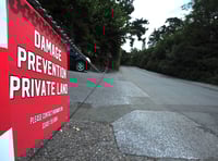 Coach Road residents stage protest over motorists using driveways 