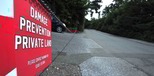 Coach Road residents stage protest over motorists using driveways 