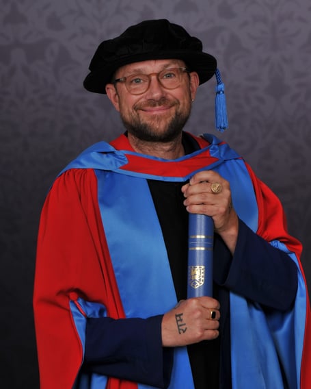 Damon Albarn who has been awarded honorary degree by the University of Exeter