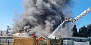 Garage owners thank firefighters who tackled blaze 