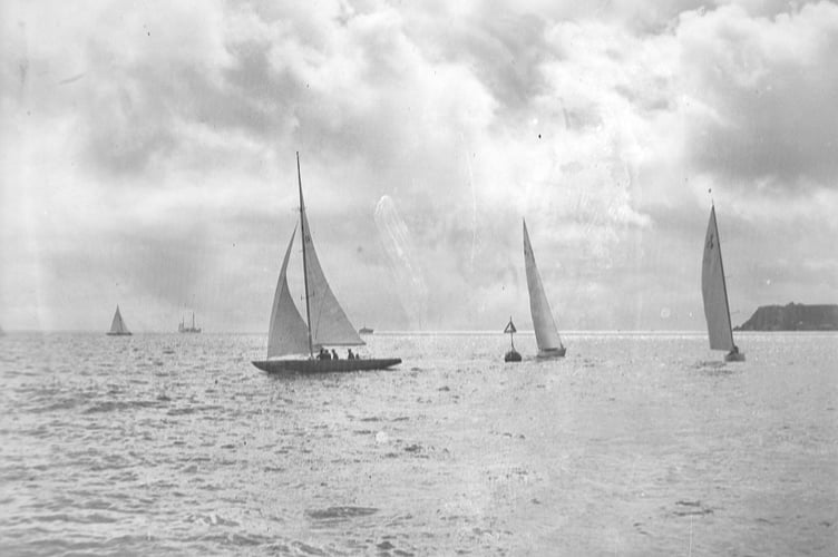 Olympic yachting from 1948 in Tor Bay, Devon. 