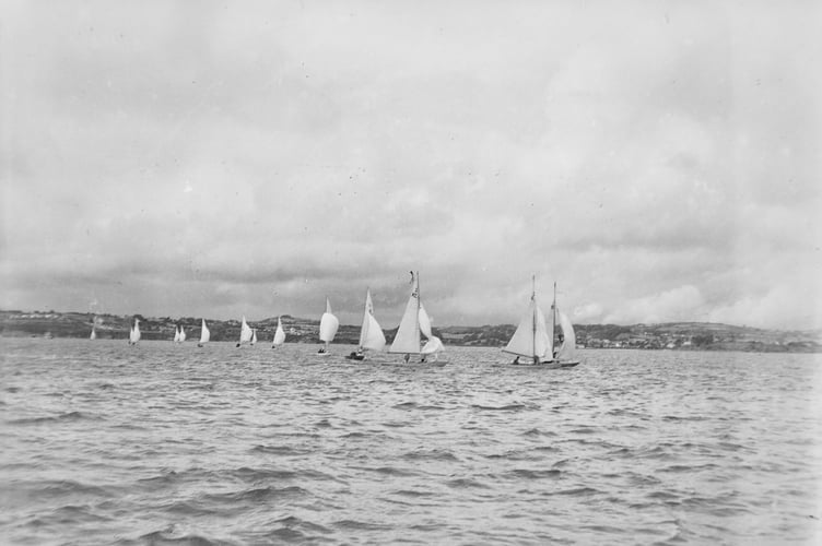 Olympic yachting from 1948 in Tor Bay, Devon. 