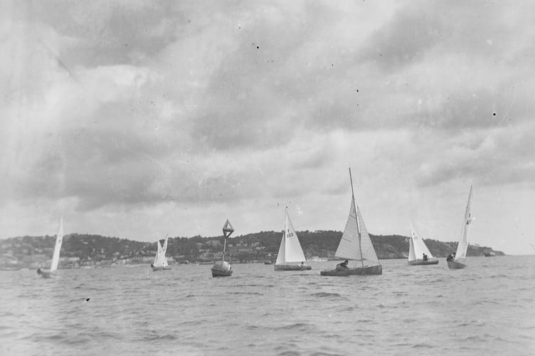 Olympic yachting from 1948 in Tor Bay, Devon. 