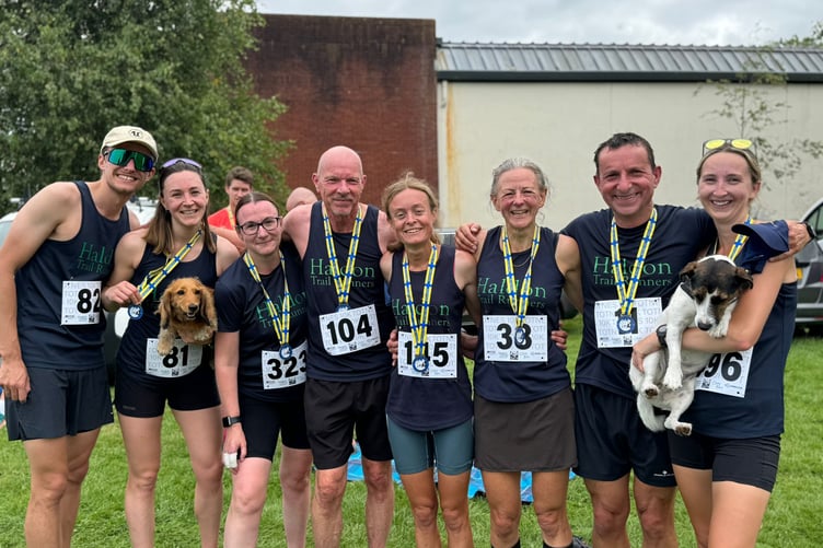 Eight of the nine HTRs that competed in the Totnes 10k