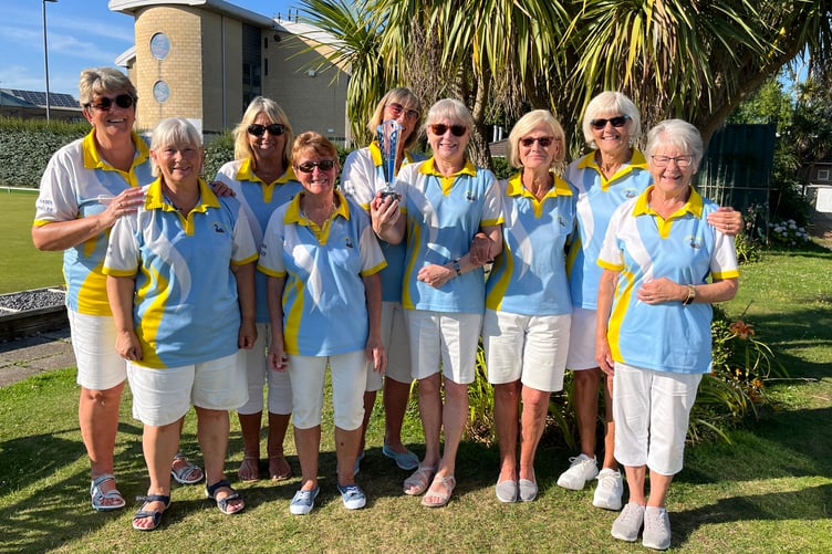Dawlish Marina's league winning team