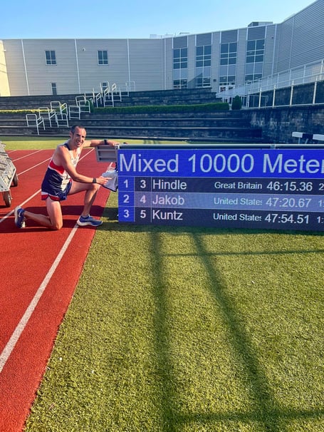 Newton Abbot athlete Paul Hindle