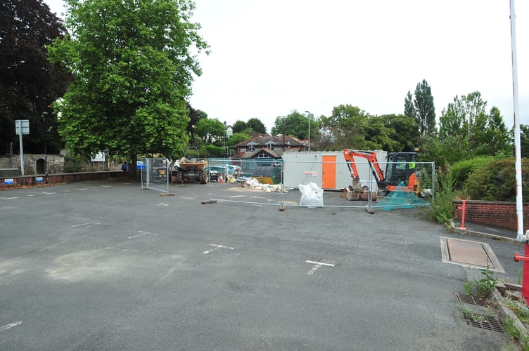 The former TDC car park off Elm Road in Newton Abbot