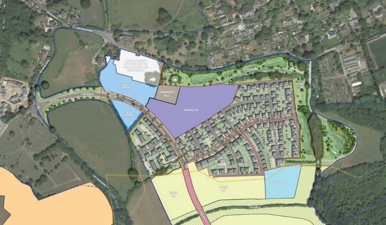 Wolborough Barton development plan