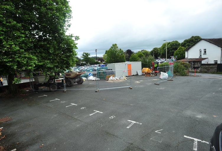 The former TDC car park off Elm Road in Newton Abbot which may be the location for 23 new social rent apartments.