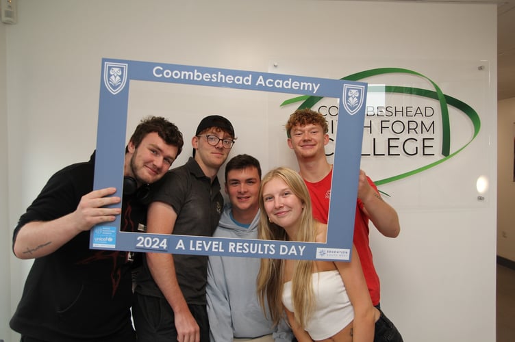 Coombeshead students celebrate A-Level results day