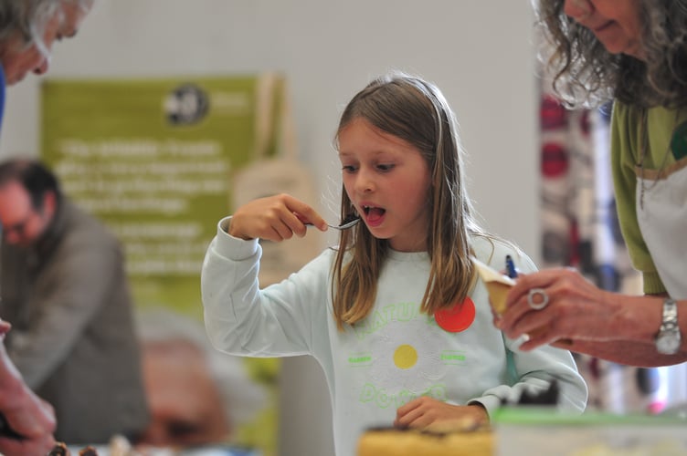 Christow Show. Judge in training - Martha Knighton