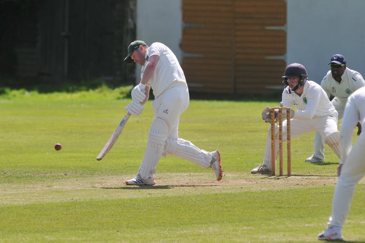 Devon Cricket League C Division West. Ashburton  versus Ivybridge. Ashburton's Lloyd White