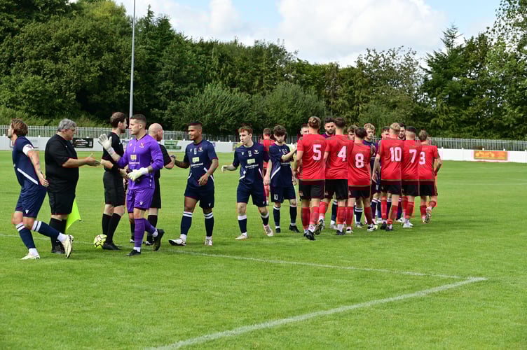 Here come the teams at Cullompton