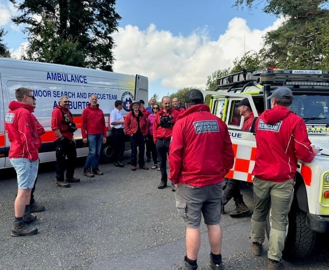 Double shout for moorland rescue team 