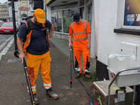 Gum busters take to streets of Newton Abbot