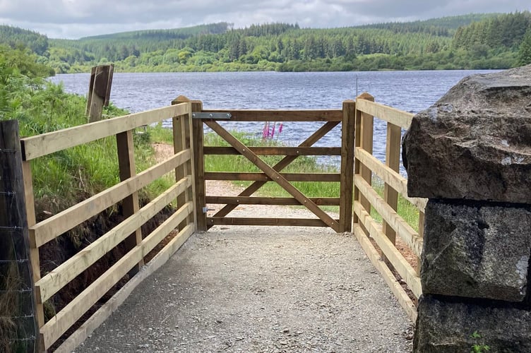 Gate at Fernworthy Reservoir