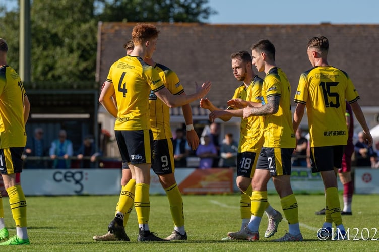 Celebrations aplenty for Buckland Athletic in one-sided league win