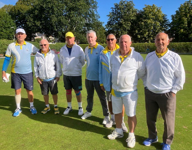 Marina Bowls' Over 55s team