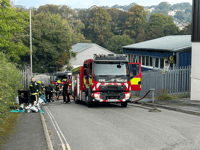 Teignbridge firefighters help tackle Tavistock industrial blaze 
