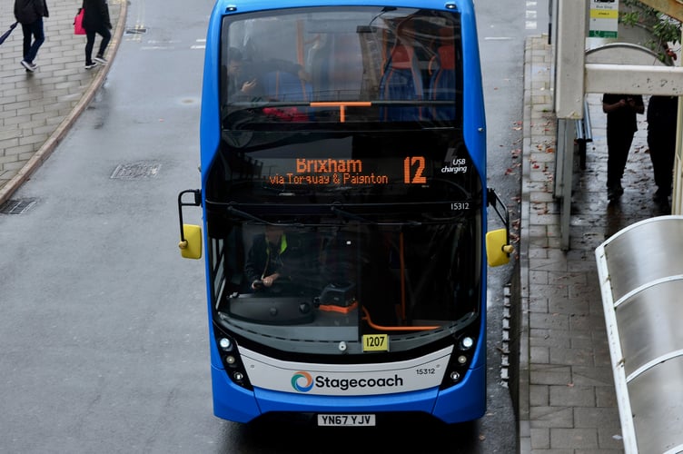 The slow bus - the Stagecoach number 12 service which is suffering from severe delays 