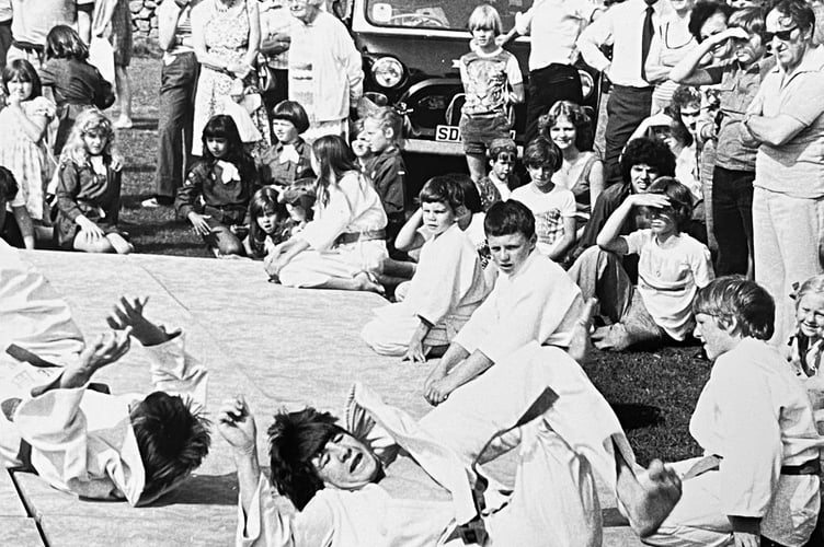 Newton Abbot Judo Club  at Manaton Show in August 1977