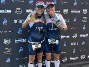 Sensational sisters smash Ironman in Nice