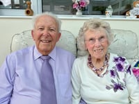'Always agree' say couple celebrating 70th wedding anniversary