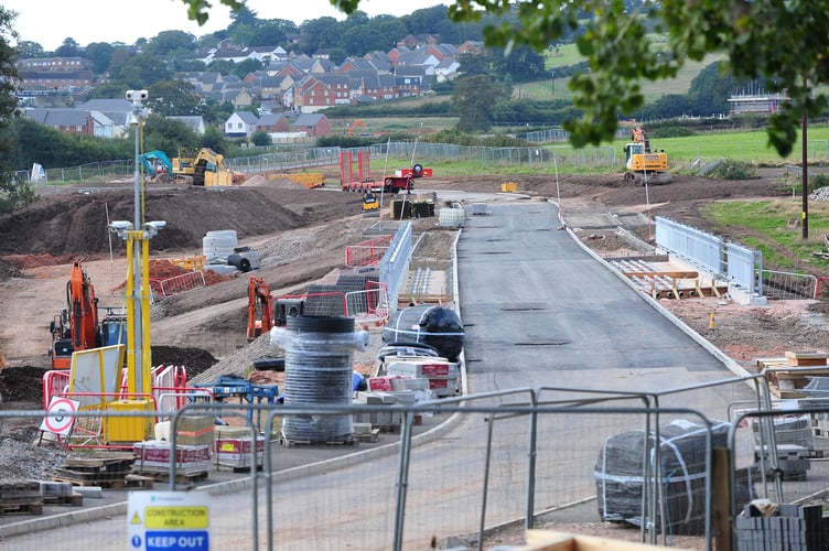 Dawlish  A379 link road.