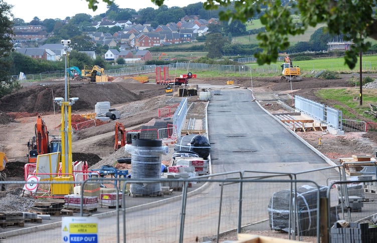 Dawlish  A379 link road.