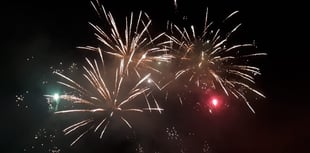 Explosive fireworks events in Teignbridge
